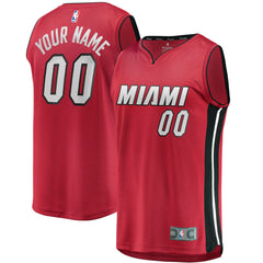 Statement Edition Miami Heat Youth Fast Break Replica Custom Jersey Red | NBA
