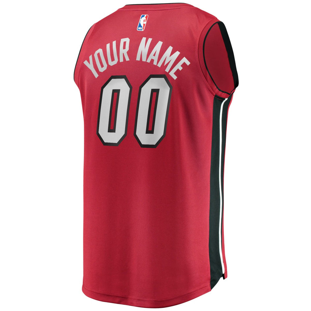 Statement Edition Miami Heat Youth Fast Break Replica Custom Jersey Red | NBA