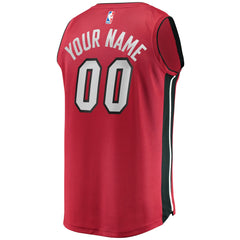 Statement Edition Miami Heat Youth Fast Break Replica Custom Jersey Red | NBA