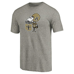 New Orleans Saints Throwback Logo Tri-Blend T-Shirt | NFL Discount