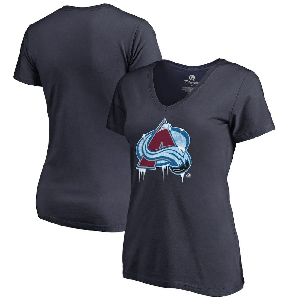 Colorado Avalanche Women's Fan Favorite Team Slogan V-Neck T-Shirt -  NHL T-shirts