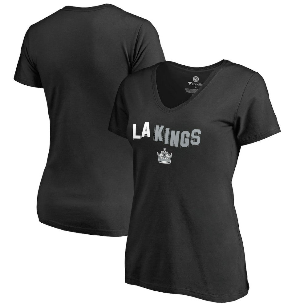 Los Angeles Kings Women's Fan Favorite Team Slogan V-Neck T-Shirt -  NHL T-shirts