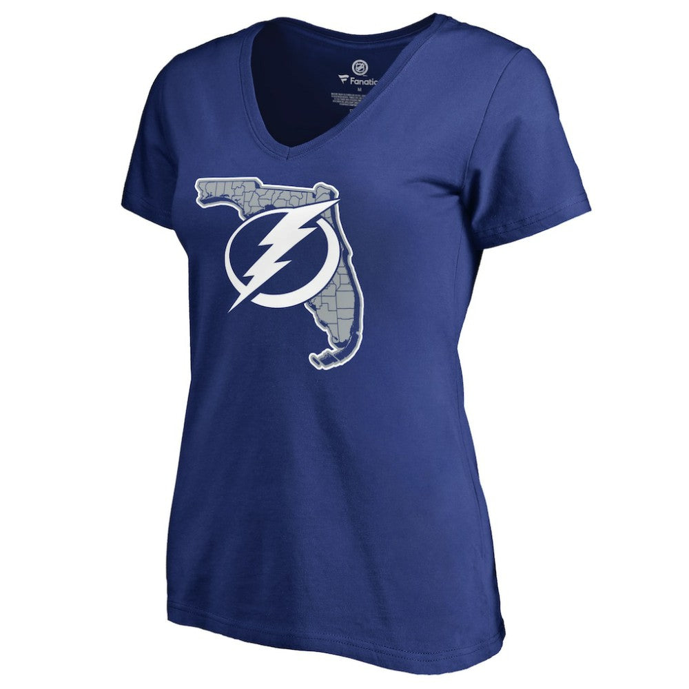 Tampa Bay Lightning Women's State Fan Favorite Team Slogan V-Neck T-Shirt -  NHL T-shirts