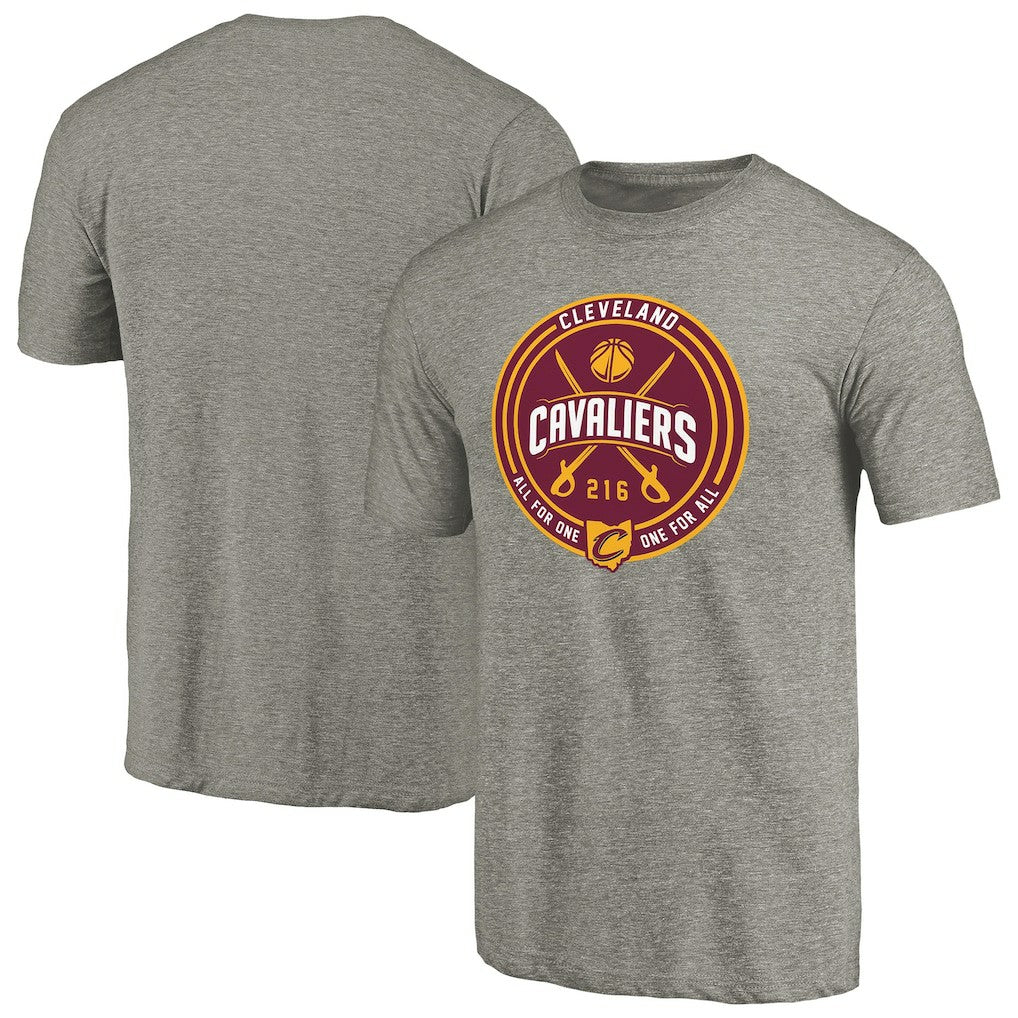 Gray Cleveland Cavaliers One for All Hometown Collection Tri-Blend T-Shirt sale | NBA