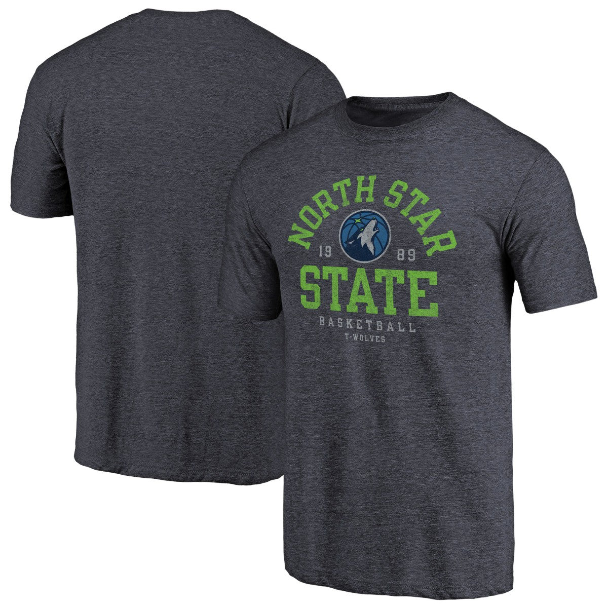 Navy Minnesota Timberwolves North Star State Hometown Collection Tri-Blend T-Shirt | NBA