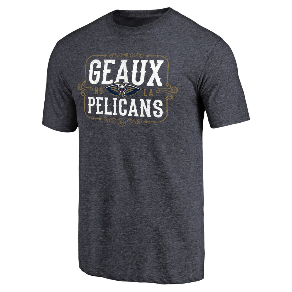 Navy New Orleans Pelicans Geaux Pelicans Hometown Collection Tri-Blend T-Shirt | NBA