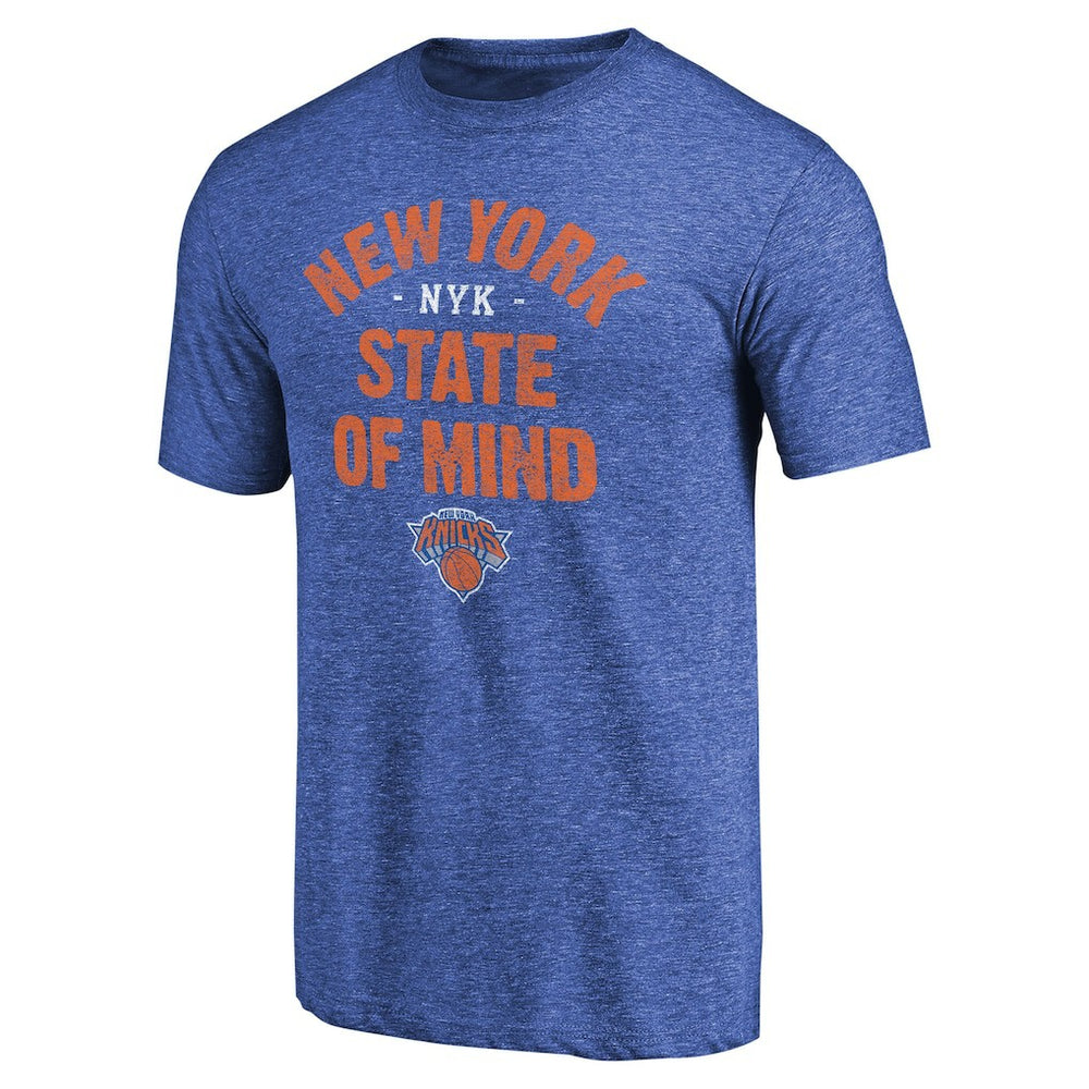Royal New York Knicks New York State Hometown Collection Tri-Blend T-Shirt | NBA