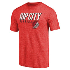 Red Portland Trail Blazers Rip City Hometown Collection Tri-Blend T-Shirt | NBA