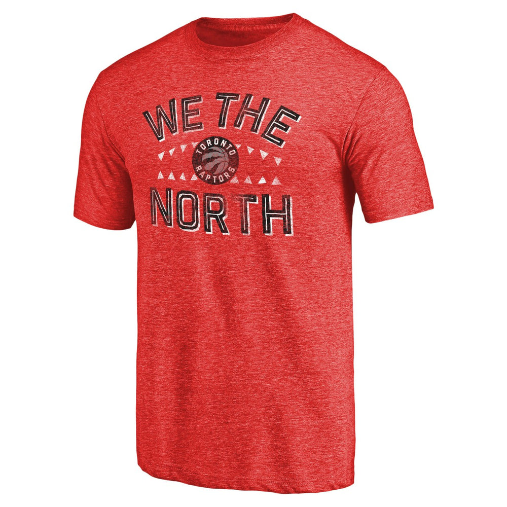 Red Toronto Raptors Sharp Tooth Hometown Collection Tri-Blend T-Shirt | NBA