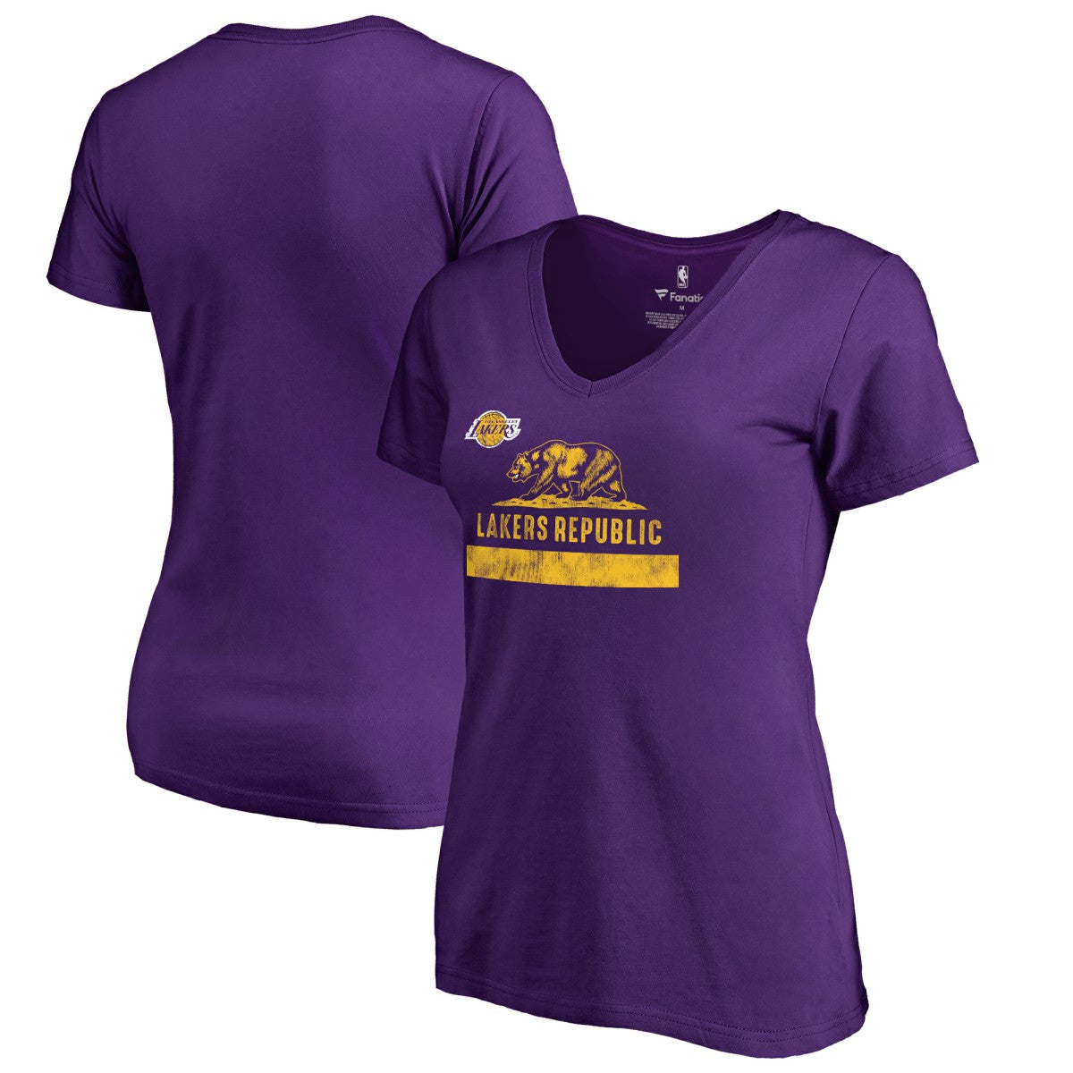 Purple Los Angeles Lakers Women's Lakers Republic Hometown Collection T-Shirt | NBA