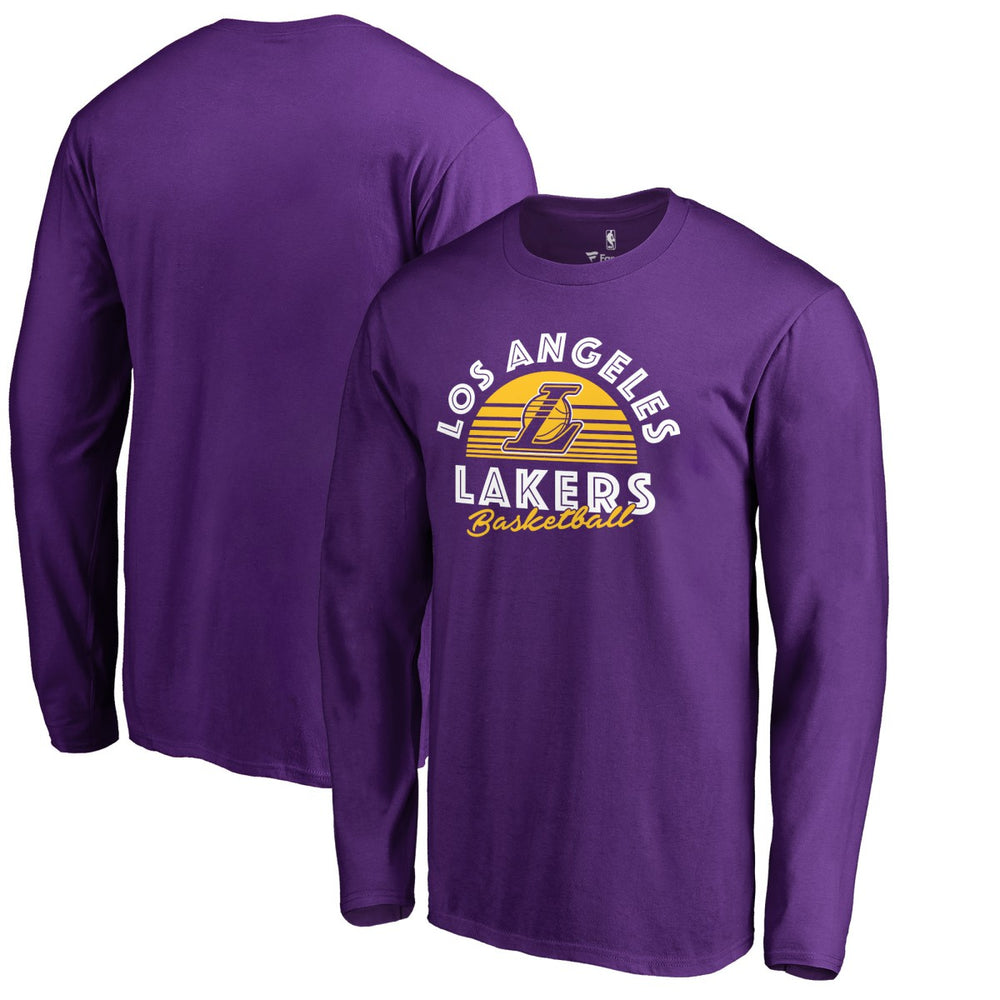 Purple Los Angeles Lakers Sundown Hometown Collection Long Sleeve T-Shirt | NBA