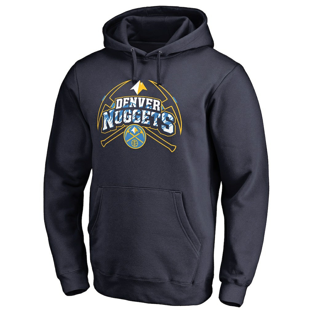 Navy Denver Nuggets Pickaxe Hometown Collection Pullover Hoodie sale | NBA