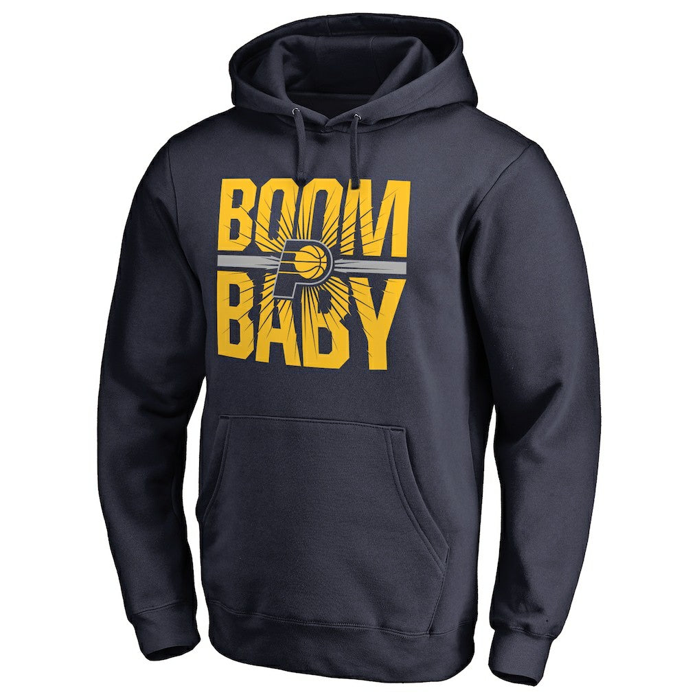 Navy Indiana Pacers Boom Baby Hometown Collection Pullover Hoodie | NBA