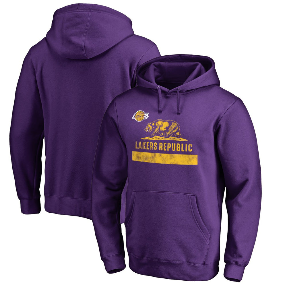 Purple Los Angeles Lakers Lakers Republic Hometown Collection Pullover Hoodie | NBA