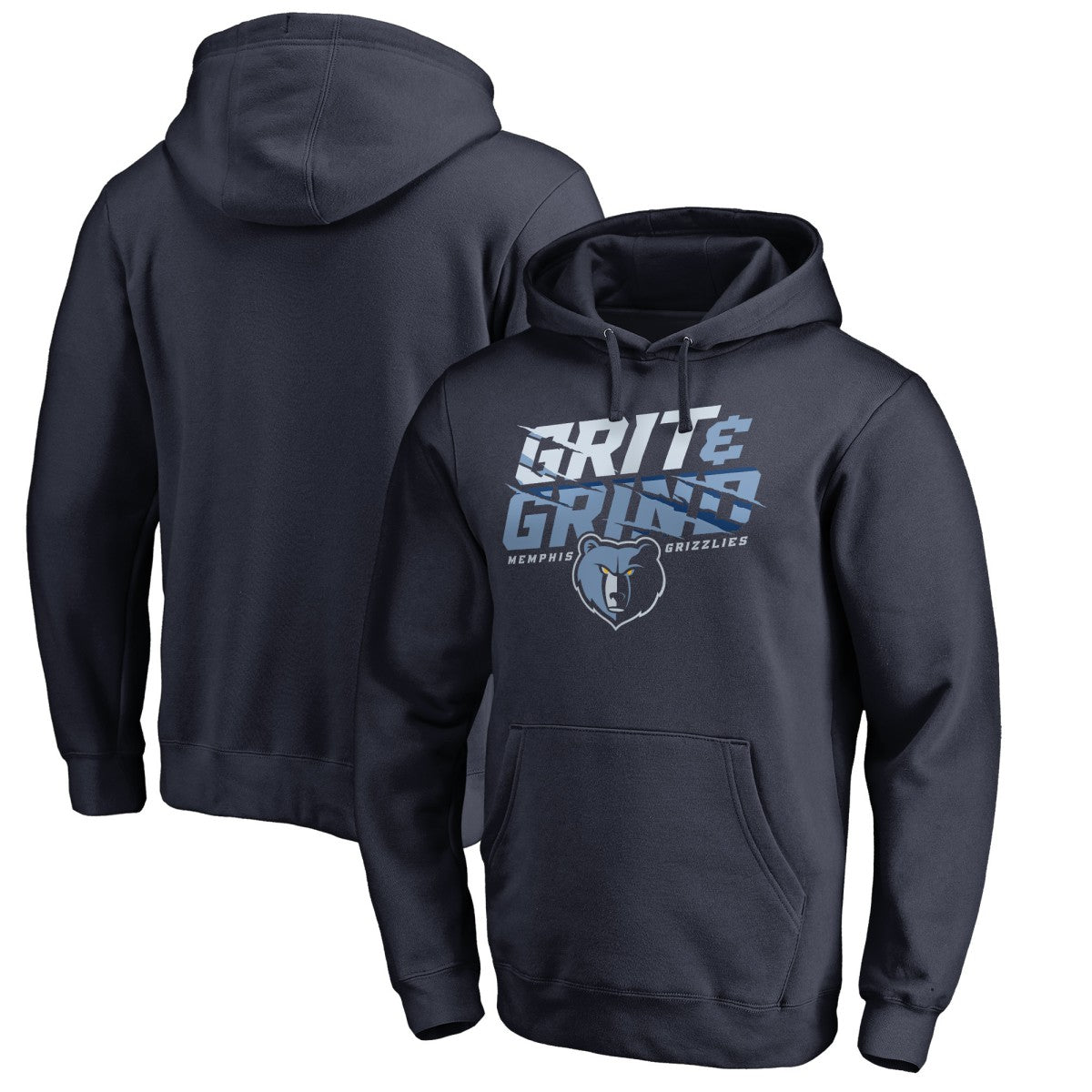 Navy Memphis Grizzlies Grit and Grind Hometown Collection Pullover Hoodie | NBA