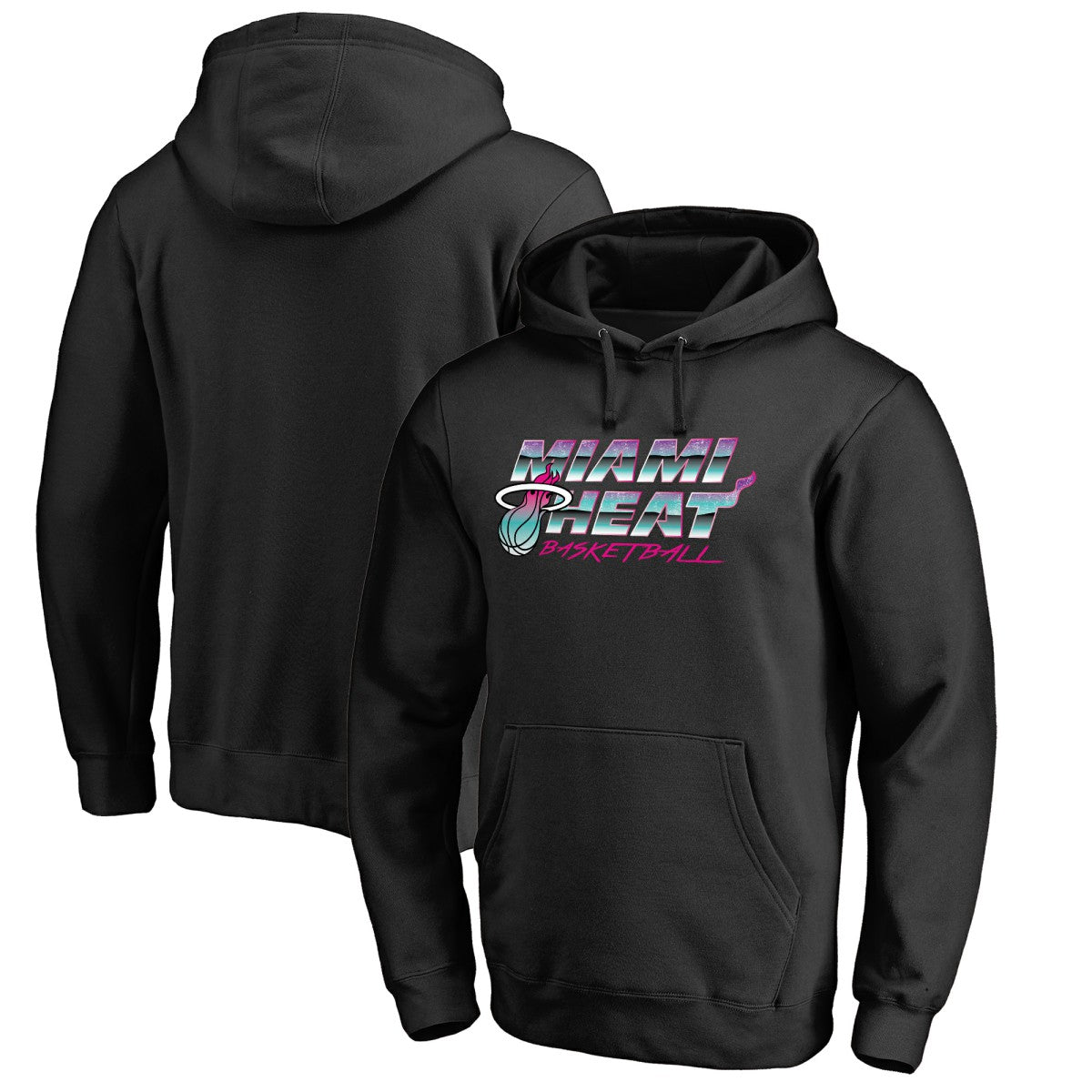 Black Miami Heat Miami Nights Hometown Collection Pullover Hoodie | NBA