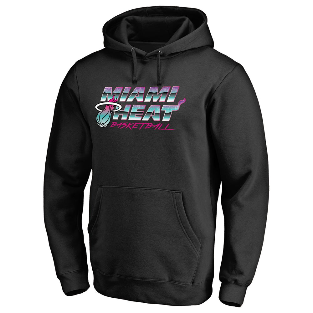 Black Miami Heat Miami Nights Hometown Collection Pullover Hoodie | NBA