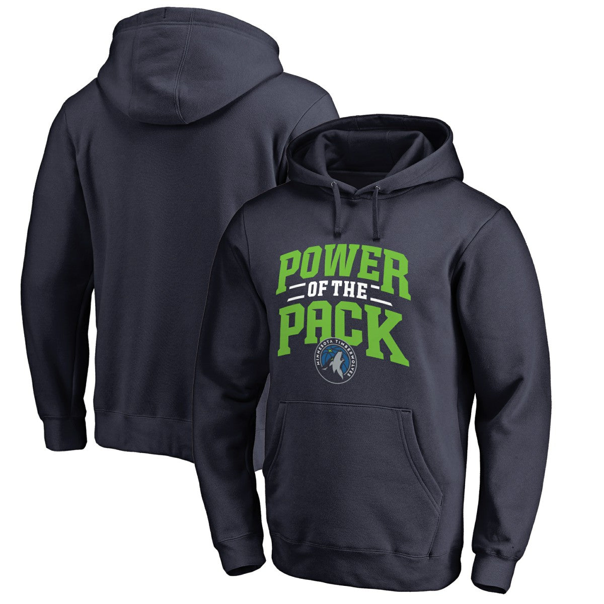 Navy Minnesota Timberwolves Power of the Pack Hometown Collection Pullover Hoodie | NBA