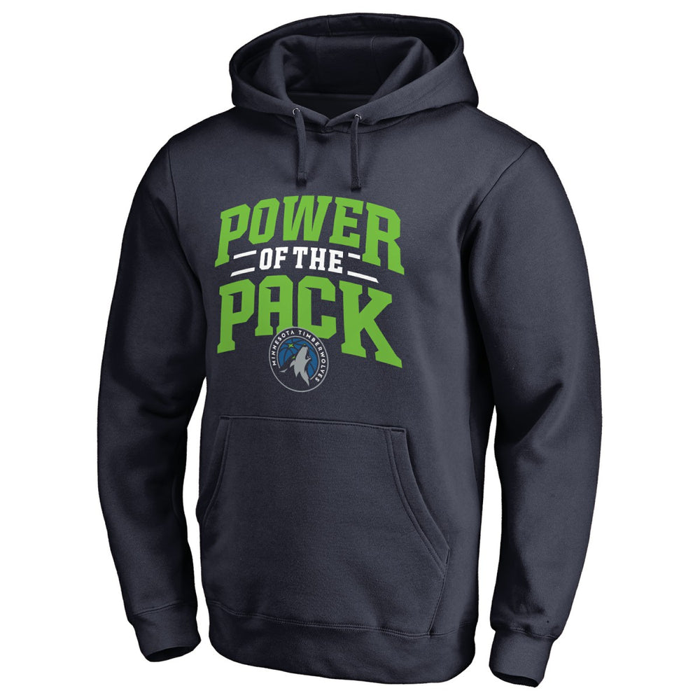 Navy Minnesota Timberwolves Power of the Pack Hometown Collection Pullover Hoodie | NBA