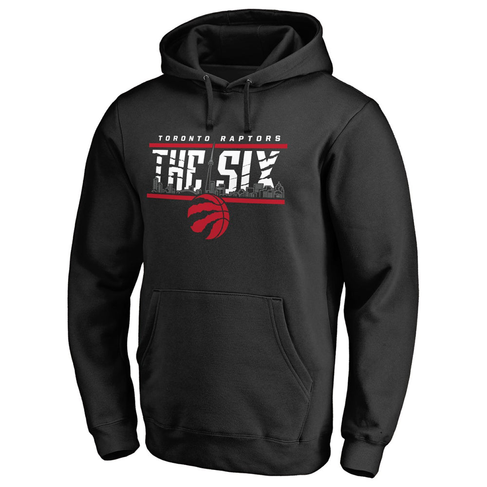 Black Toronto Raptors The Six Hometown Collection Pullover Hoodie | NBA