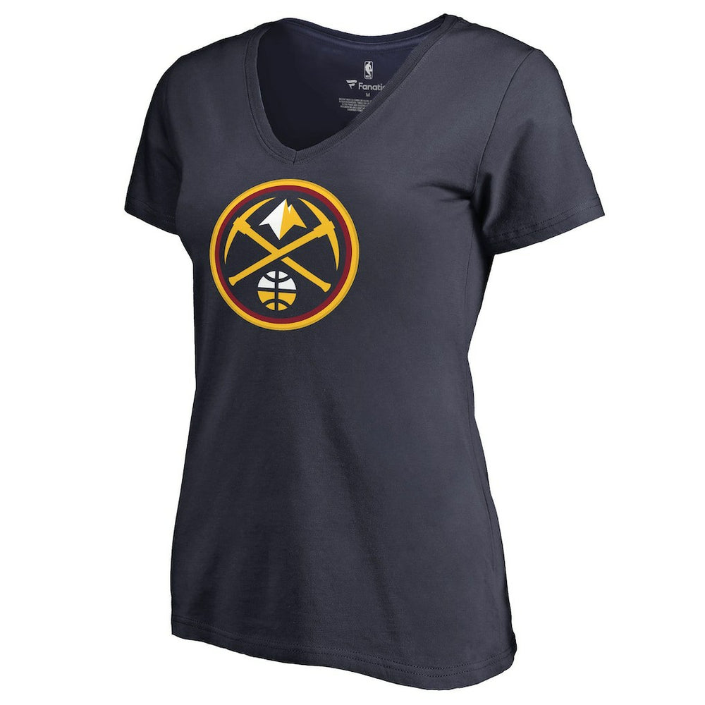 Navy Nikola Jokic Denver Nuggets Women's Team Backer Name & Number V-Neck T-Shirt sale | NBA