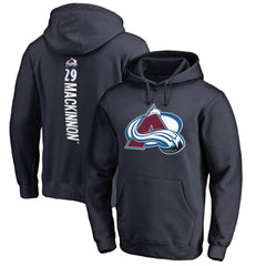 Nathan MacKinnon Colorado Avalanche Backer Name & Number Pullover Hoodie -  NHL Hoodies