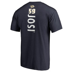 Roman Josi Nashville Predators Backer Name & Number T-Shirt -  NHL T-shirts