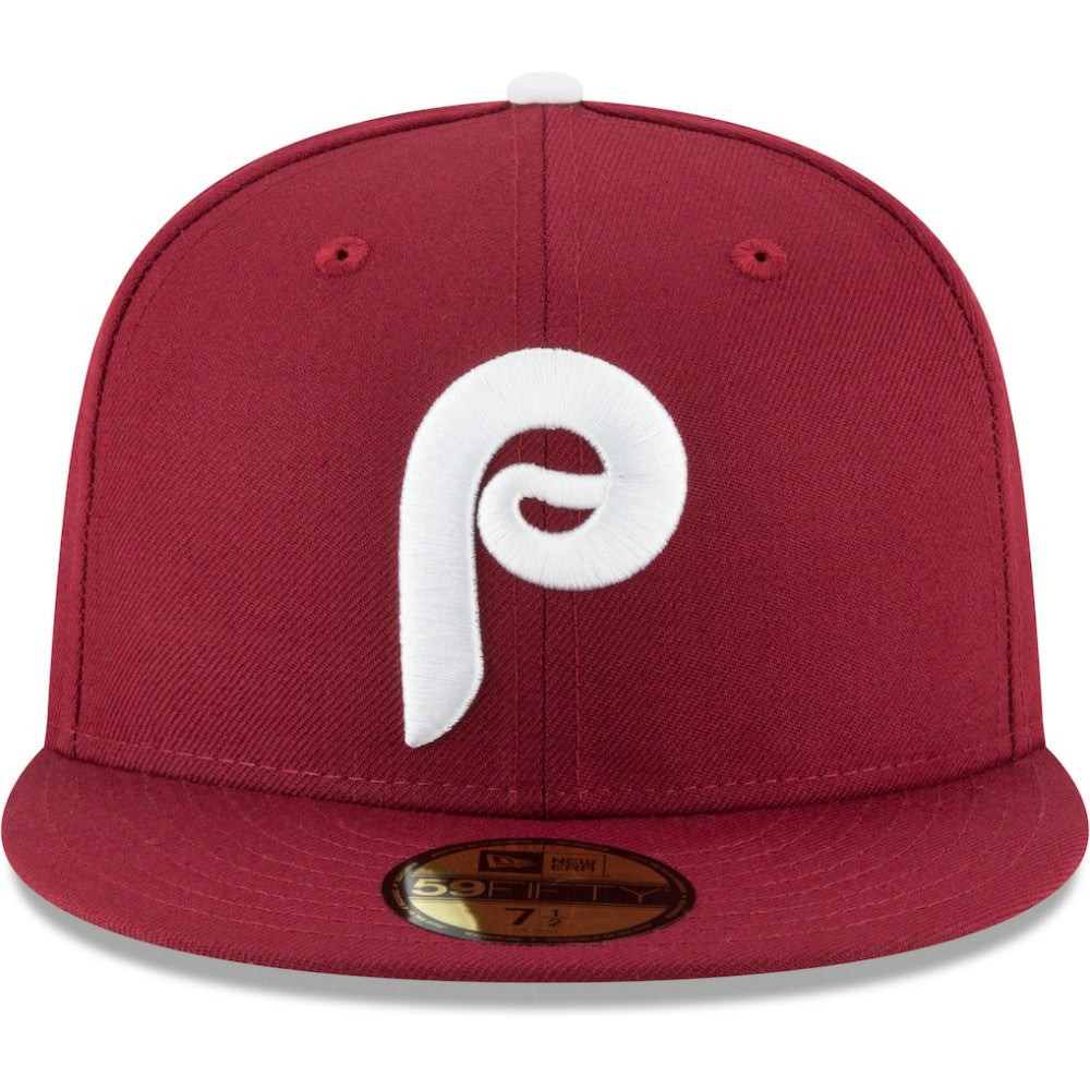 Philadelphia Phillies New Era Cooperstown Collection Wool 59FIFTY Fitted Hat - MLB Hats