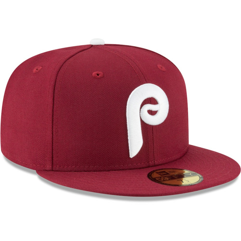 Philadelphia Phillies New Era Cooperstown Collection Wool 59FIFTY Fitted Hat - MLB Hats