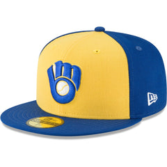 Milwaukee Brewers New Era Cooperstown Collection Wool 59FIFTY Fitted Hat - MLB Hats