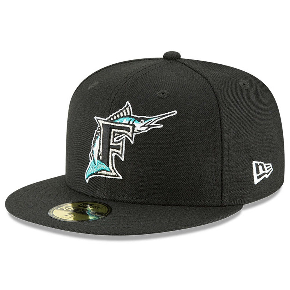 Florida Marlins New Era Cooperstown Collection Wool 59FIFTY Fitted Hat - MLB Hats
