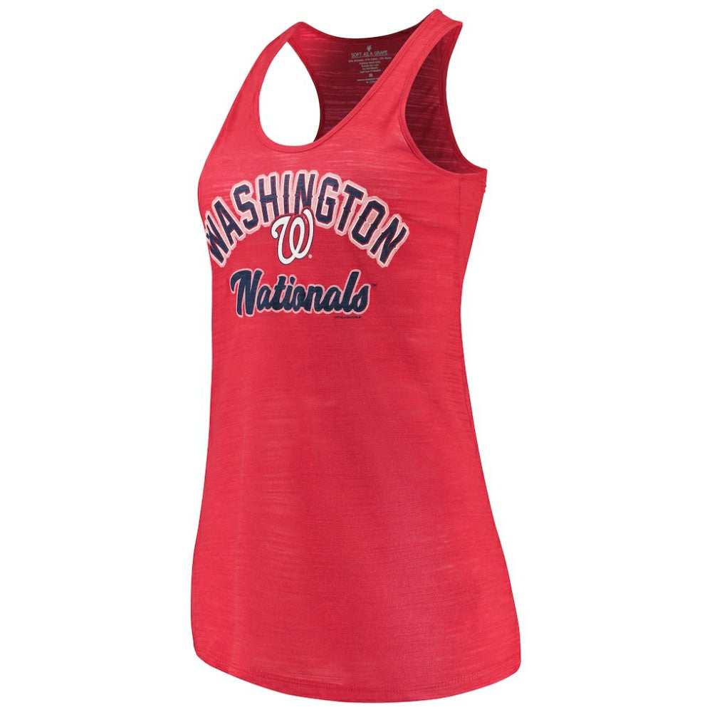 Washington Nationals Soft as a Grape Women's Multicount Racerback Tank Top - MLB Tanks