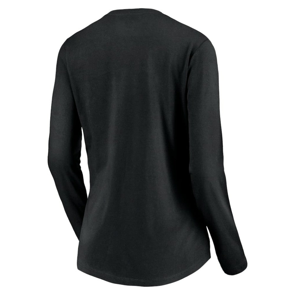 Pittsburgh Pirates Women's Cooperstown Collection Wahconah Long Sleeve V-Neck T-Shirt - MLB T-shirts