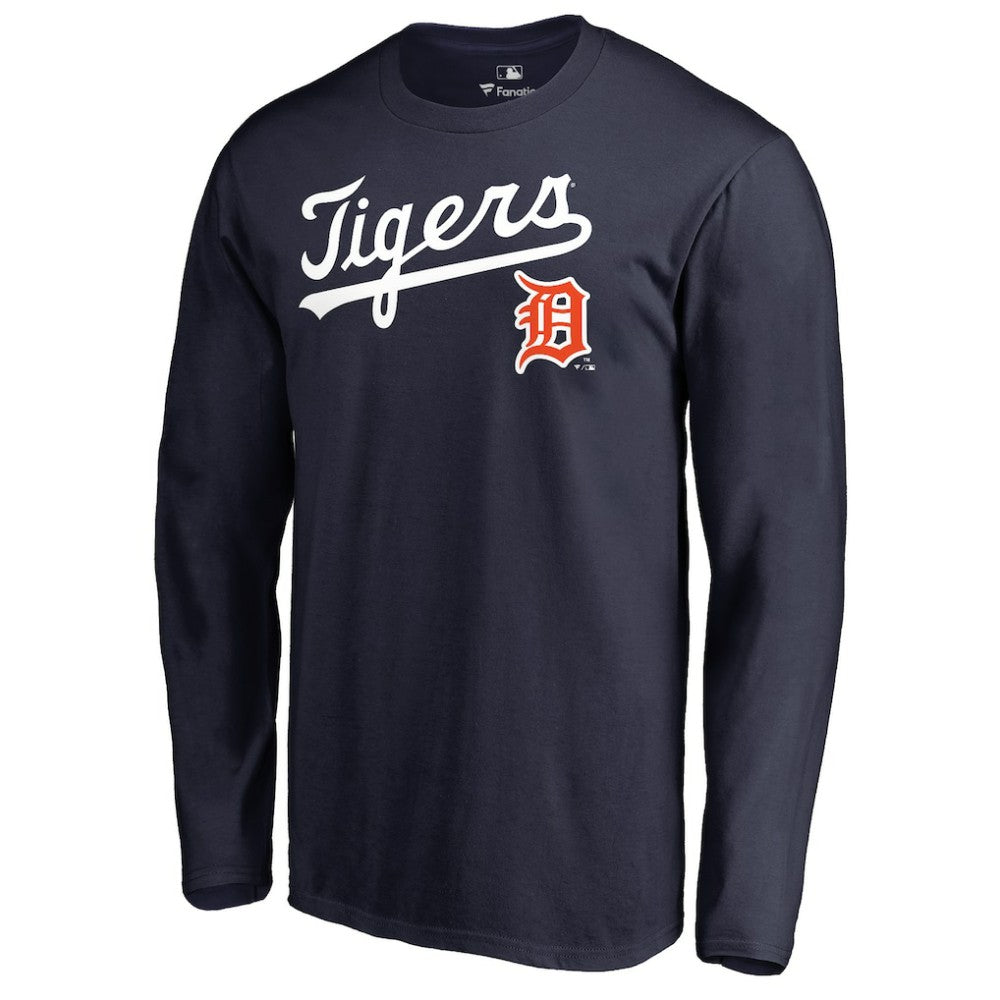 Detroit Tigers Cooperstown Collection Wahconah Long Sleeve T-Shirt - MLB T-shirts