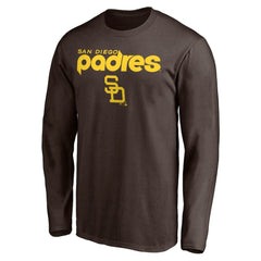 San Diego Padres Cooperstown Collection Wahconah Long Sleeve T-Shirt - MLB T-shirts
