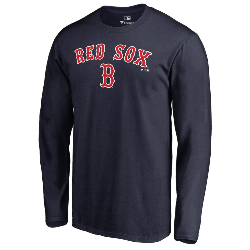 Boston Red Sox Team Lockup Long Sleeve T-Shirt - MLB T-shirts