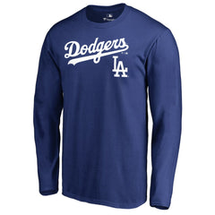 Los Angeles Dodgers Team Lockup Long Sleeve T-Shirt - MLB T-shirts