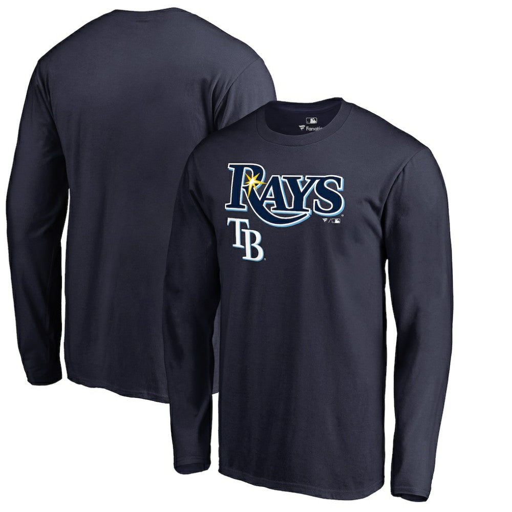 Tampa Bay Rays Team Lockup Long Sleeve T-Shirt - MLB T-shirts