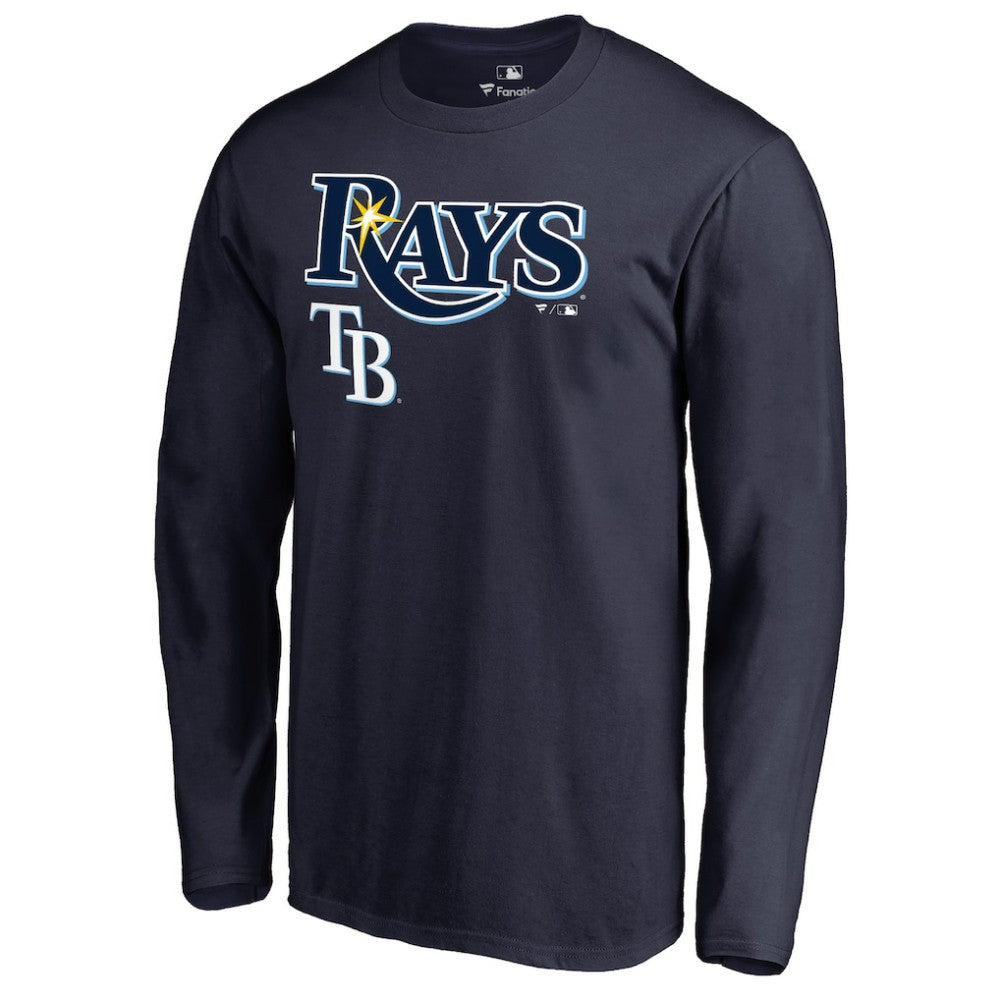 Tampa Bay Rays Team Lockup Long Sleeve T-Shirt - MLB T-shirts