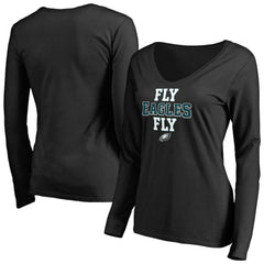 Philadelphia Eagles Women's Hometown Collection Fly Eagles Fly Long Sleeve T-Shirt | NFL On sale
