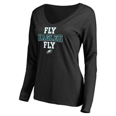 Philadelphia Eagles Women's Hometown Collection Fly Eagles Fly Long Sleeve T-Shirt | NFL On sale
