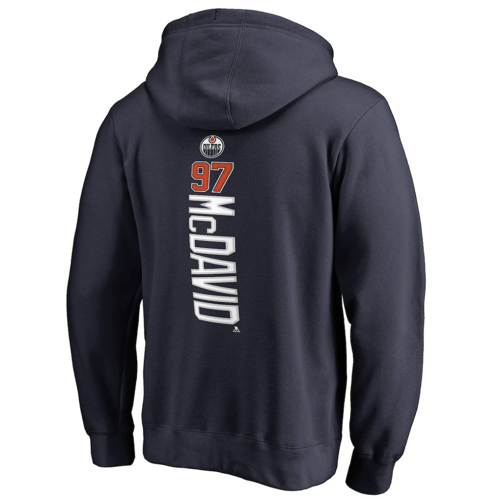 Connor McDavid Edmonton Oilers Backer Name & Number Pullover Hoodie -  NHL Hoodies
