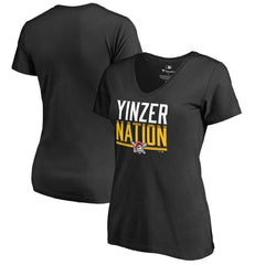 Pittsburgh Pirates Women's Hometown Collection Yinzer Nation V-Neck T-Shirt - MLB T-shirts