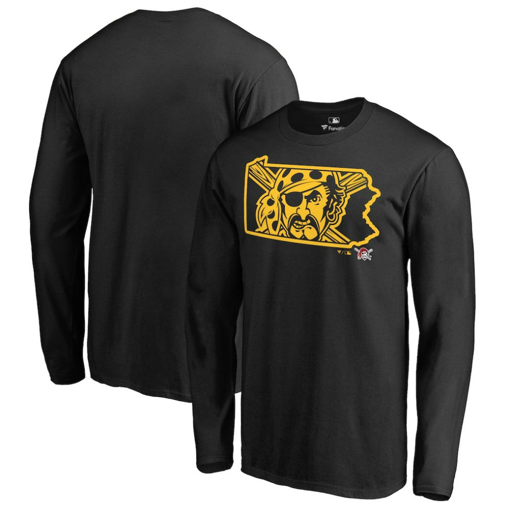 Pittsburgh Pirates Hometown Collection Bucco State Long Sleeve T-Shirt - MLB T-shirts