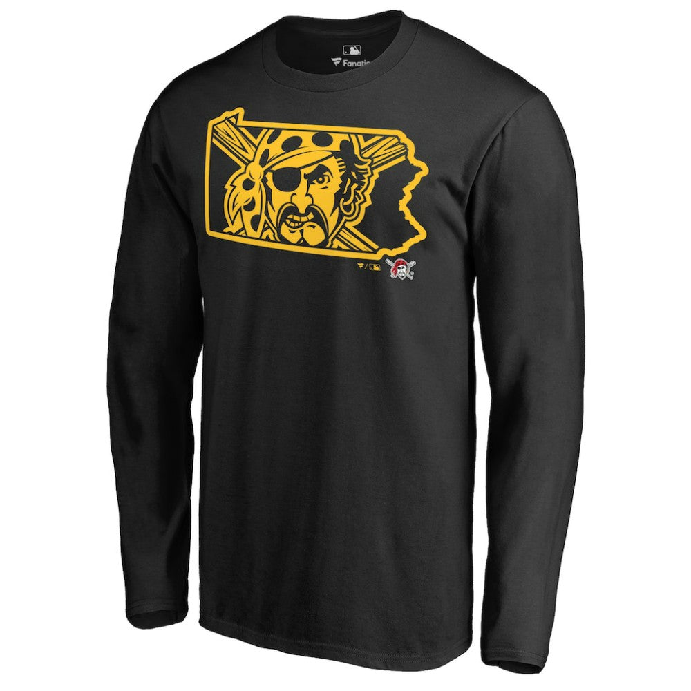 Pittsburgh Pirates Hometown Collection Bucco State Long Sleeve T-Shirt - MLB T-shirts