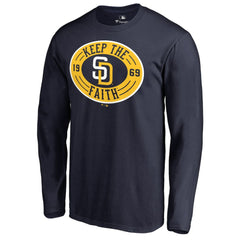 San Diego Padres Hometown Collection Keep the Faith Long Sleeve T-Shirt - MLB T-shirts