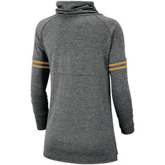 New Orleans Saints Women's Historic Marks Long Sleeve Tri-Blend Funnel Sweatshirt | NFL Hot