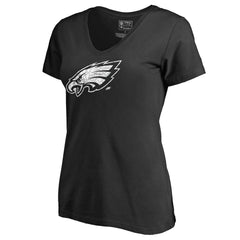 Philadelphia Eagles Women's Hometown Collection On The Map V-Neck T-Shirt | NFL New