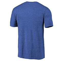 Royal New York Knicks Vintage Arch Tri-Blend T-Shirt | NBA