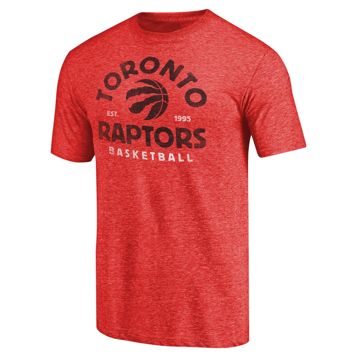 Red Toronto Raptors Vintage Arch Tri-Blend T-Shirt | NBA
